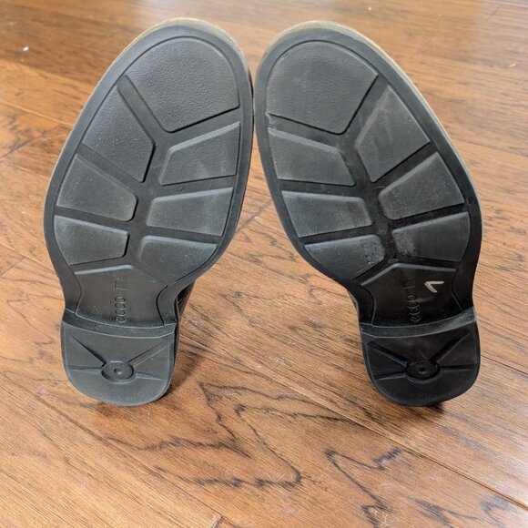 Ecco Findlay Chukka Lace up Leather Boots Chocolate Brown Men's size US 12 EU 46 - Picture 5 of 8